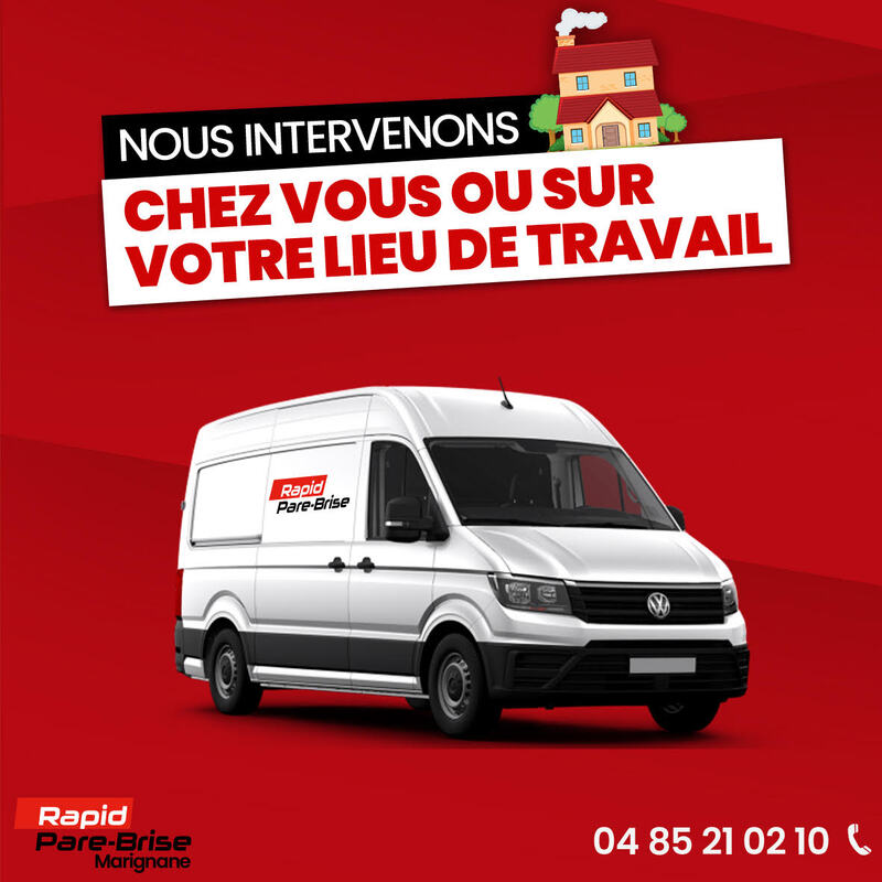 Remplacement de pare-brise à domicile ou sur votre lieu de travail