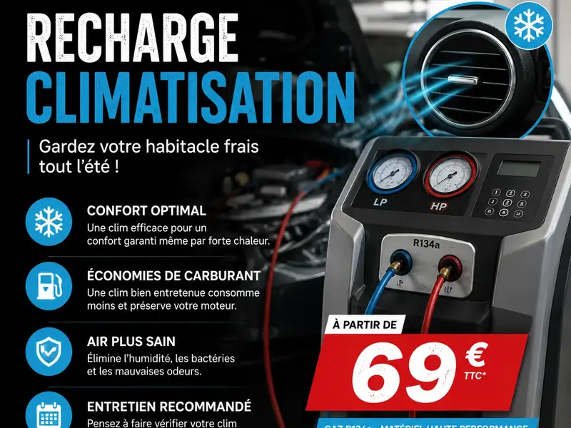 Recharge de climatisation 